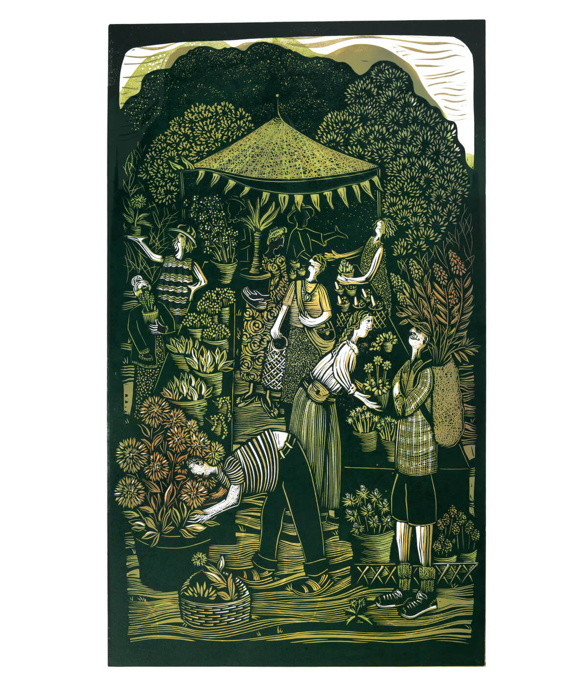 Hackfall I print by Sarah Kirby