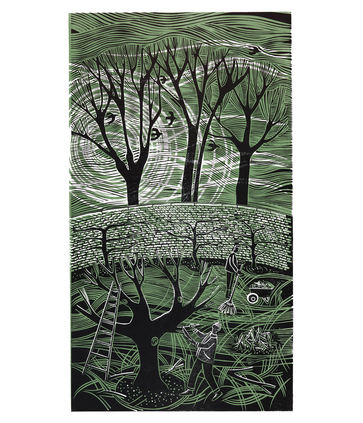 Pruning – Tea Towel