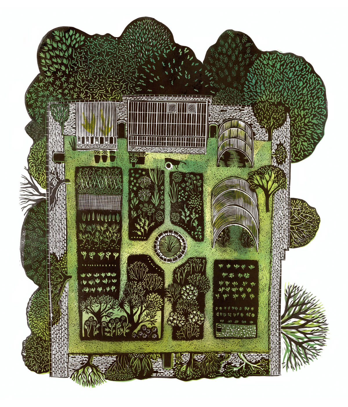 Kitchen Garden – Tea Towel