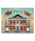 Wesleyan Chapel, Leicester, a linocut print by Sarah Kirby